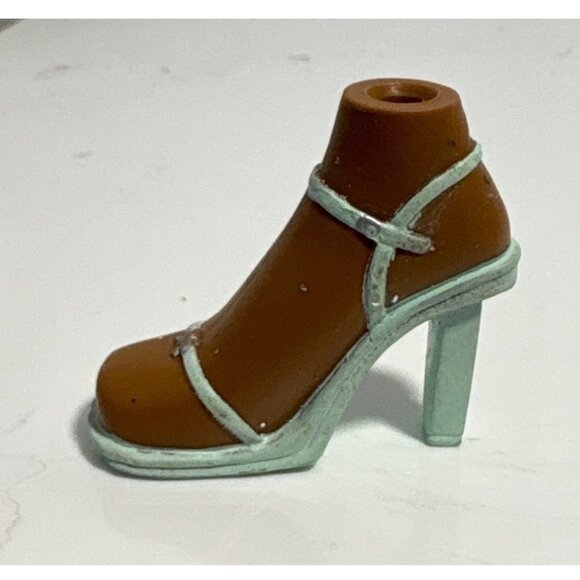 Bratz Girl's Nite Out Yasmin Heel  Brown & Mint Green ONE SHOE ONLY - Picture 2 of 5